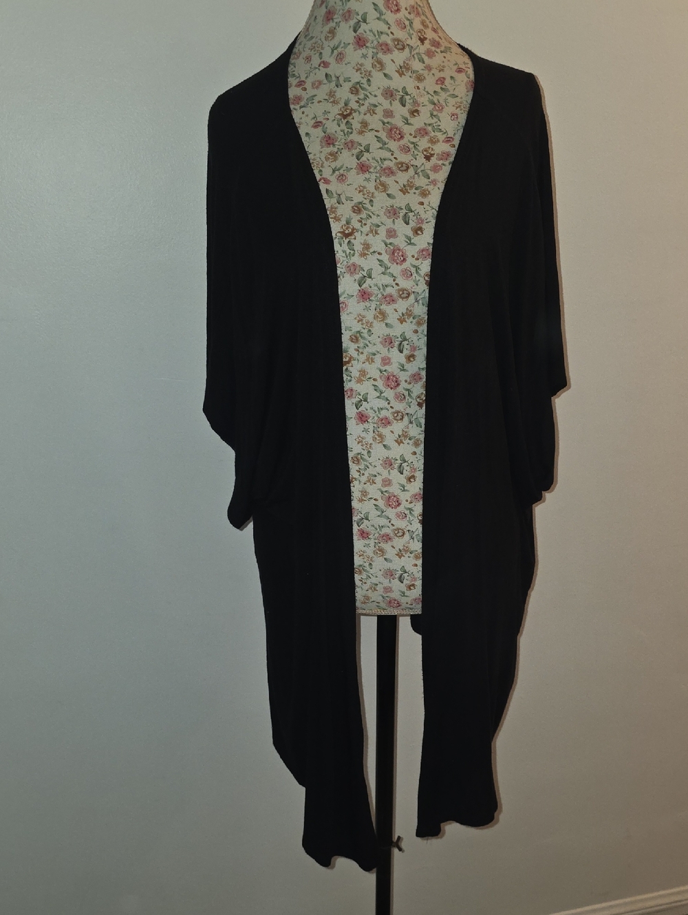 By Johnny Black Open-Front Draped Shrug